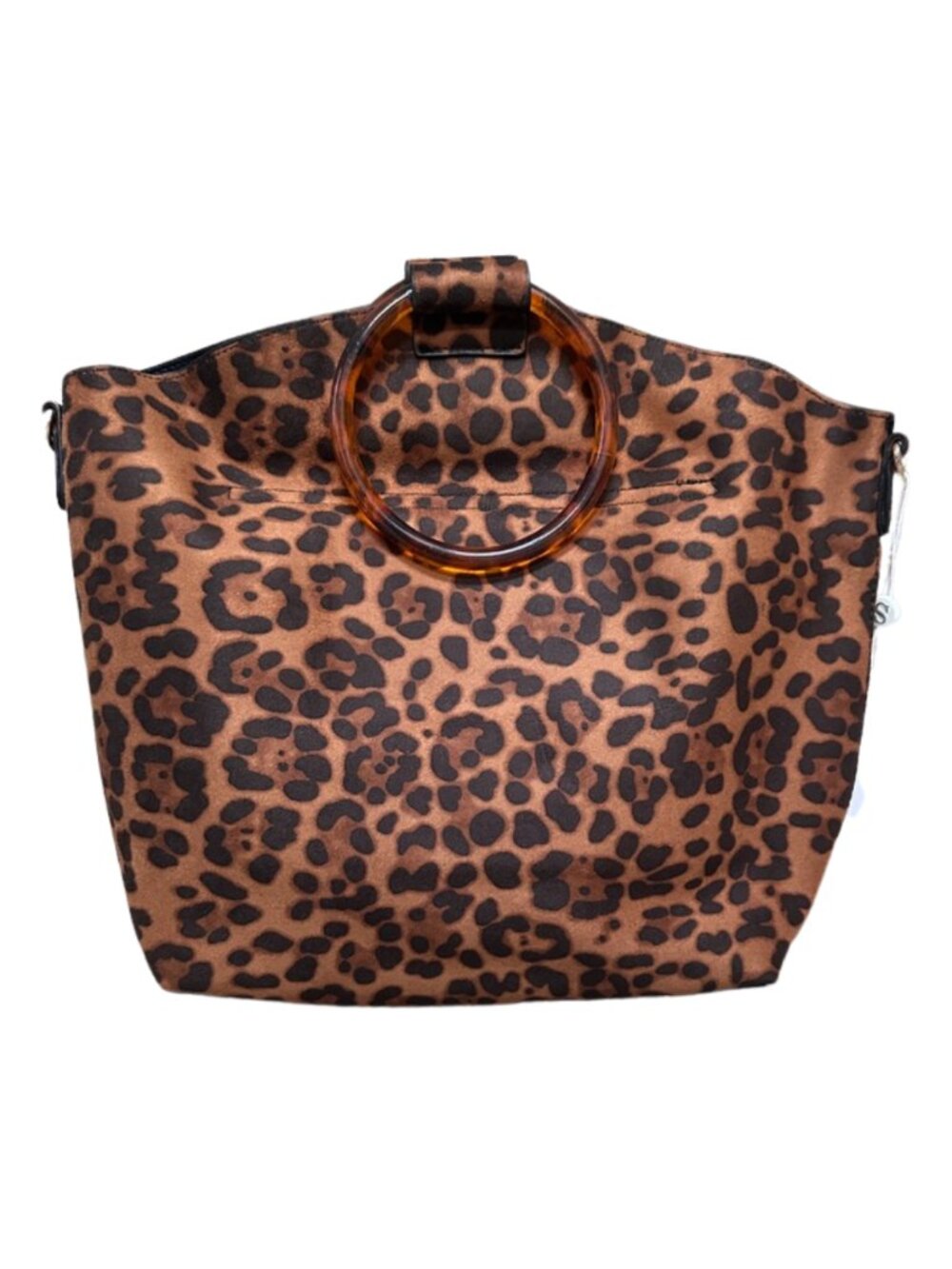 NEW Shiraleah Leopard Printed Dani Tote Bag with Insert Pouch